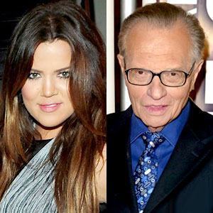Khloe Kardashian Odom, Larry King Khloe Kardashian Odom, Larry King